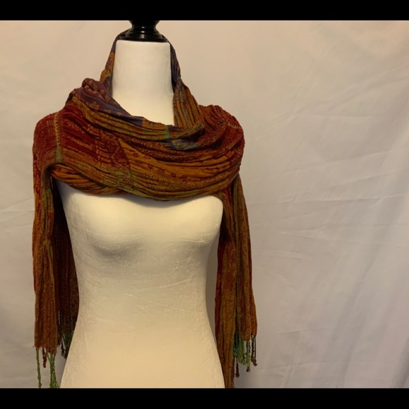 Accessories - Wrap Scarf Autumn Colors